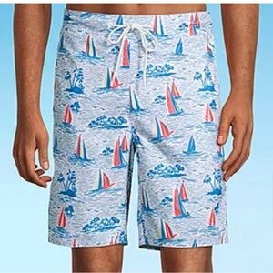 NWT St. John's Bay Mens Lined Board Short With 9" Inseam Size XXL